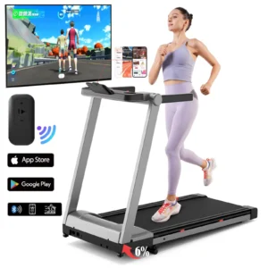 3.5HP Foldable Incline Home Treadmill Walking Pad with Handle