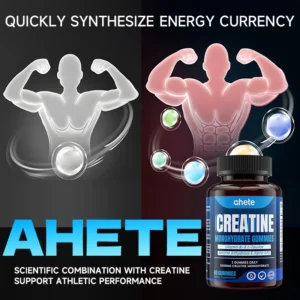 AHETE 5000Mg Creatine  - With Taurine For Rapid ATP Synthesis