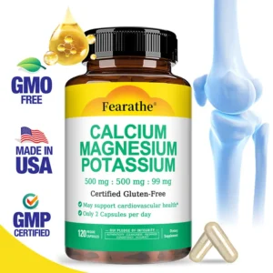 Calcium Magnesium Potassium Bone & Heart Health Supplement