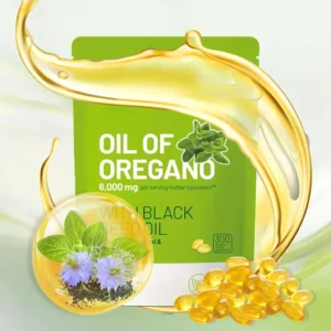 300 Capsules Oil Of Oregano with Black Seed Oil - Natural Antioxidants